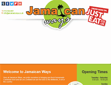 Tablet Screenshot of jamaicanways.co.uk